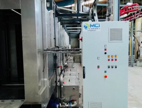 Rétrofit Tunnel de traitement de surfaces dans la région de Rennes (35)