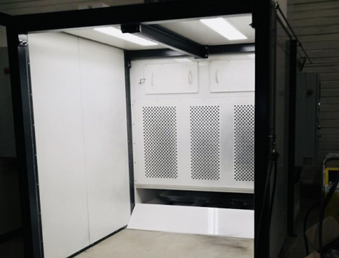 CHAINE DE POUDRAGE POUR JANTES AUTOMOBILE