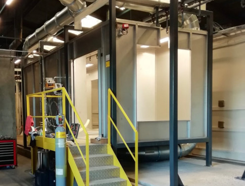 CABINE DE POUDRAGE AUTOMATIQUE ET FOUR DE CUISSON (Dept 69)