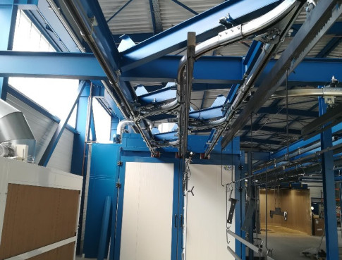 INSTALLATION DE PEINTURE POUDRE ET LIQUIDE Dépt 68