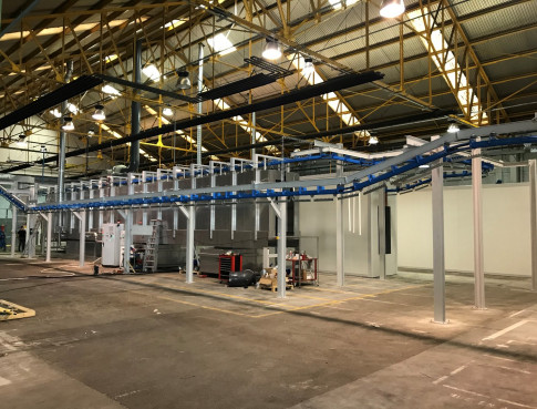 CHAINE DE POUDRAGE AUTOMATIQUE Dépt 08