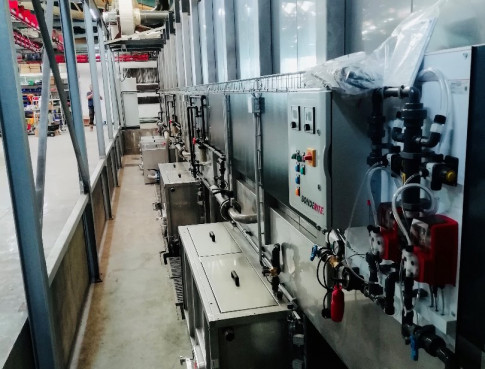 Rétrofit Tunnel de traitement de surfaces dans la région de Rennes (35)