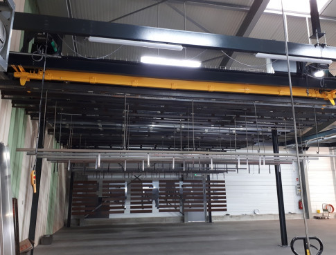 Installation d’une ligne de poudrage manuelle dans le département de l’Ain (01)