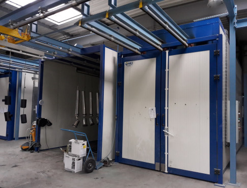 Installation de poudrage pour un sous-traitant peinture sur le département de L’Ille-et-Vilaine (35)