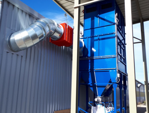 Installation d’une ligne de poudrage manuelle dans le département de l’Ain (01)