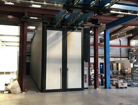 Installation XXL de peinture manuelle poudre dans le département de l’Ain (01)