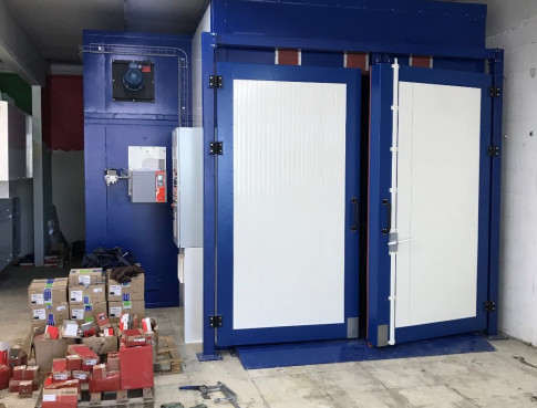 CHAINE DE POUDRAGE MANUELLE