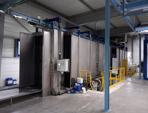 Installation de poudrage pour un sous-traitant peinture sur le département de L’Ille-et-Vilaine (35)