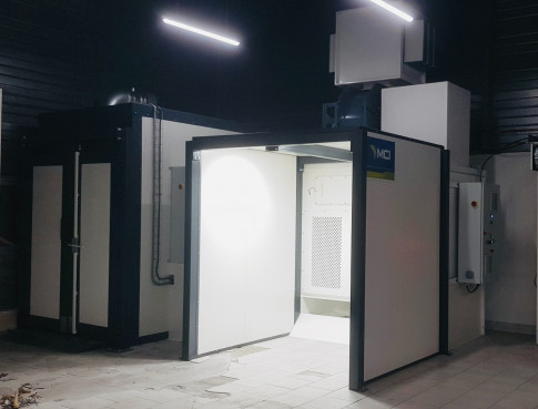 INSTALLATION DE THERMOLAQUAGE POUR JANTES AUTOMOBILE