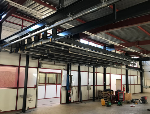 Installation d’une ligne de poudrage manuelle dans le département de l’Ain (01)