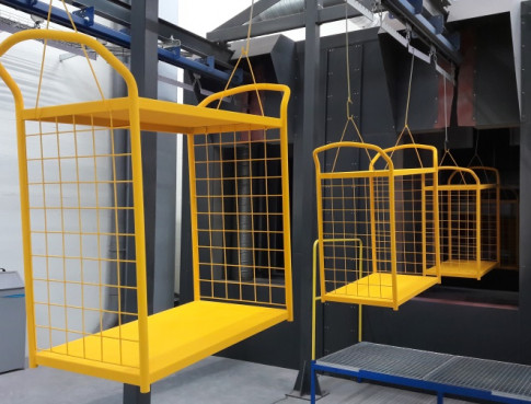 Installation d’une ligne de poudrage motorisée avec convoyeur simple voie dans la Sarthe (72)