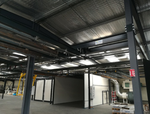 Installation de poudrage manuelle à St Etienne  (42)