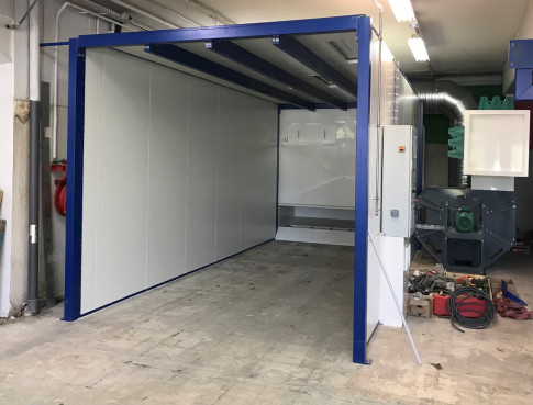 CHAINE DE POUDRAGE MANUELLE