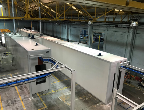 CHAINE DE POUDRAGE AUTOMATIQUE Dépt 08