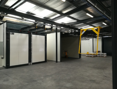 Installation de poudrage manuelle à St Etienne  (42)