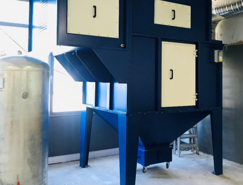 CHAINE DE POUDRAGE MANUELLE